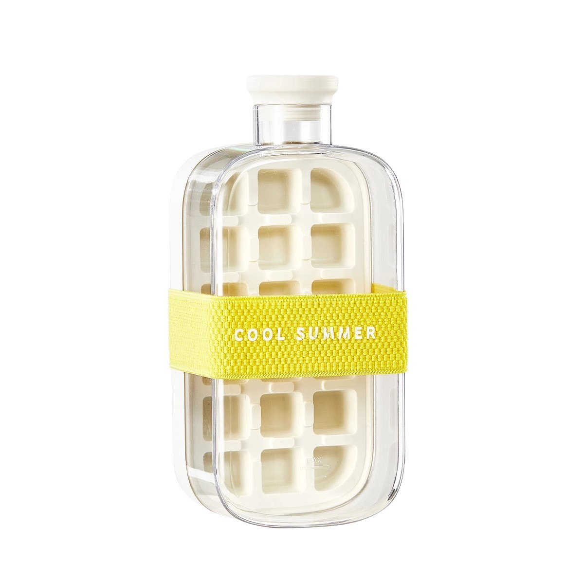 Cool Ice Tray Zero Contact Water Injection Press Ice Tray Home DIY Ice Cube Mold Creative Water Bottle Handy Cup