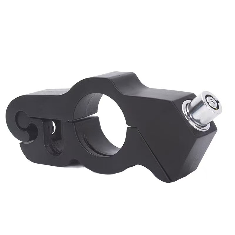 Alloy motorcycle handlebar lock battery car anti-theft waterproof handlebar lock scooter electric car horn lock oil door lock