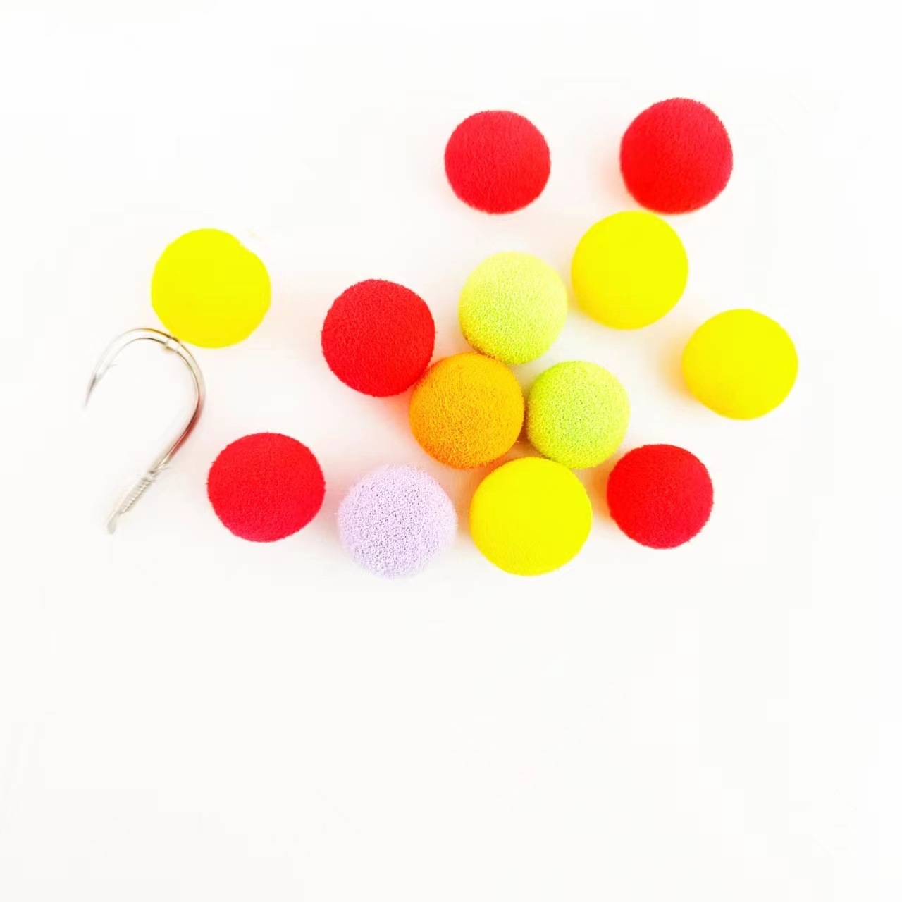 Sea Pole single empty hook European carp fishing group back bottom EVA velvet small medicine floating ball ball bait fake bait corn bait companion