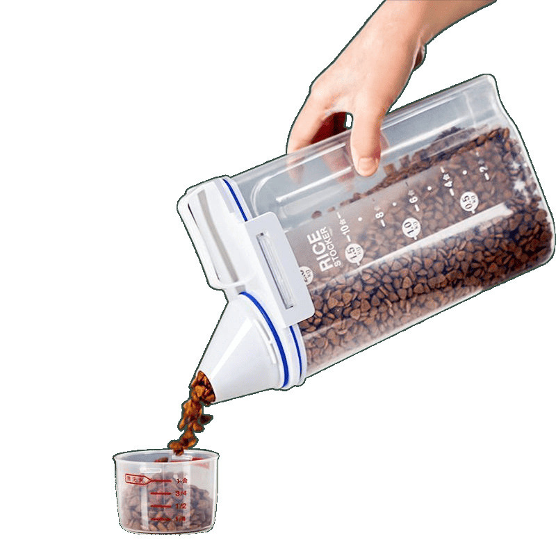 Pet Cat Food Can Storage Storage Dog Food Storage Storage Barrel Box Box Sealed Moisture-Proof Repackaged Food Grade