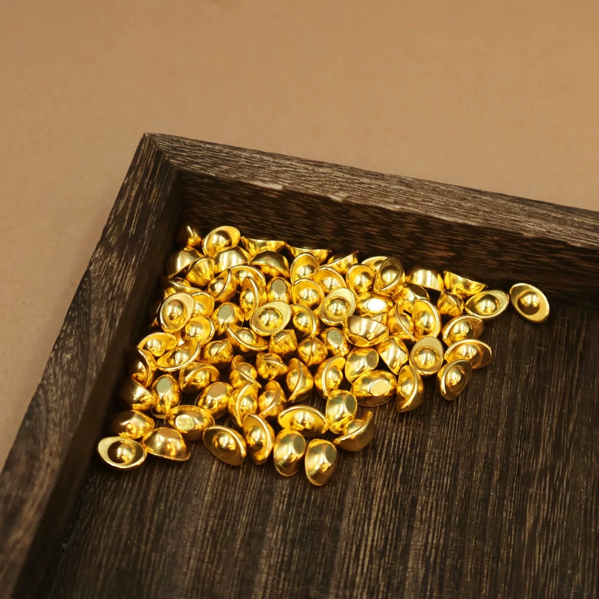 24 diy solid small ingot Chinese home ornaments mini zinc alloy solid small ingot wholesale