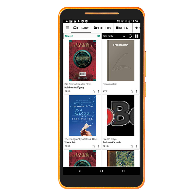Cross-border 5.7 inch color screen e-book reader Ebook reader e-book learning gift Android development