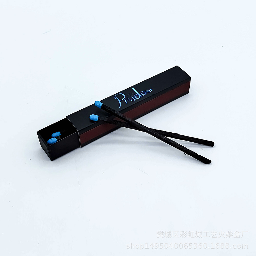 Custom black stem color head match advertising gift match advertising match custom high-grade aromatherapy match