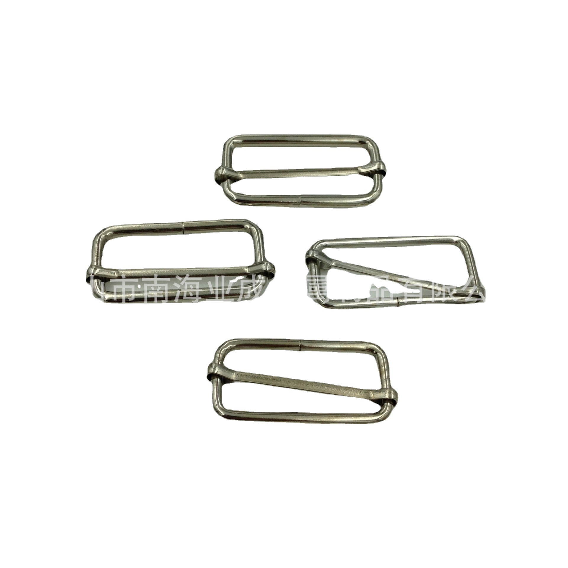 Yecheng Metal Iron Wire Buckle Pull Heart Buckle Three-Speed Buckle Japanese Buckle Electrophoresis Black Gold Luggage Hardware Accessories