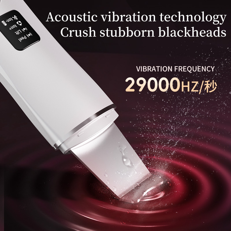 Cross-Border New Ultrasonic Peeling Machine, Household Facial Beauty Instrument, Cleaning Pores, Exporting Acne Artifact, Blackhead Shovel