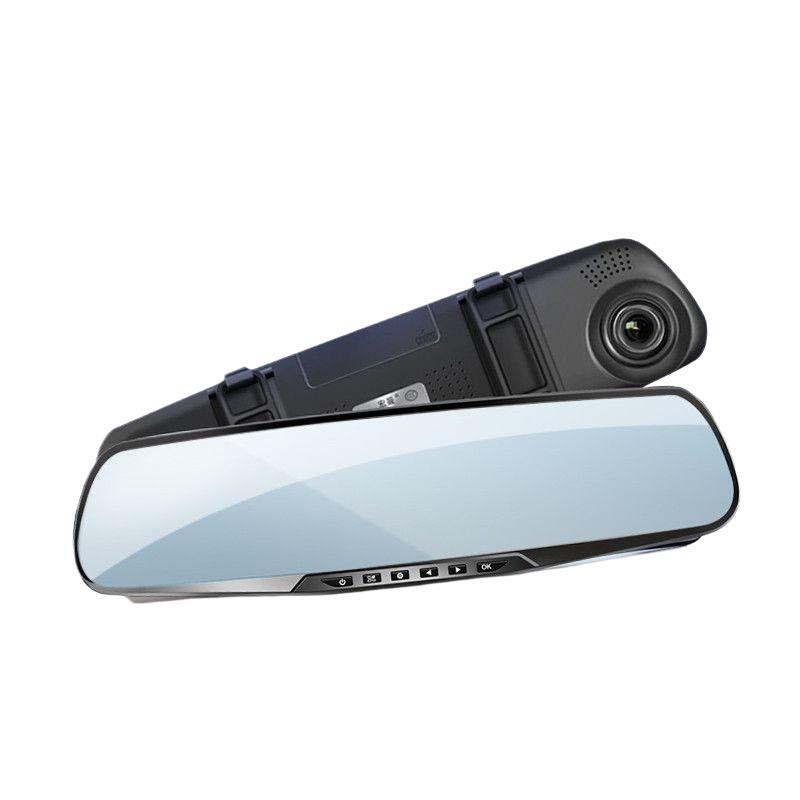 Rearview Mirror High-Definition Driving Recorder 2025 New Reversing Image All-In-One Machine Without Wiring Wireless Front and Rear Dual Cameras