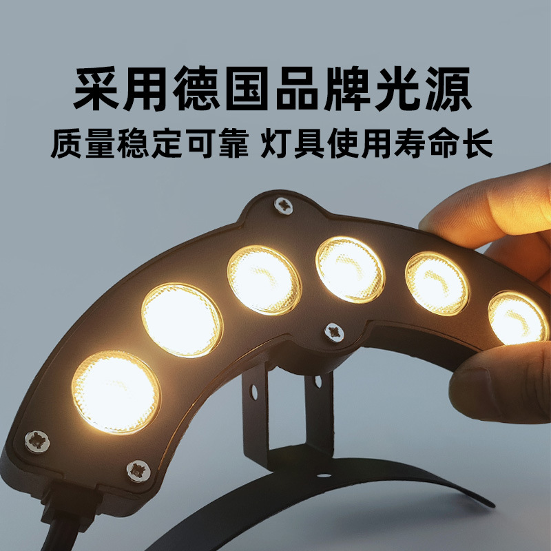 Led Ancient Building Corrugated Lamp Outdoor Waterproof Antique Tile Lamp Tile Lamp Tile Eaves Lamp Eaves Lamp 3W9W Roof Lamp