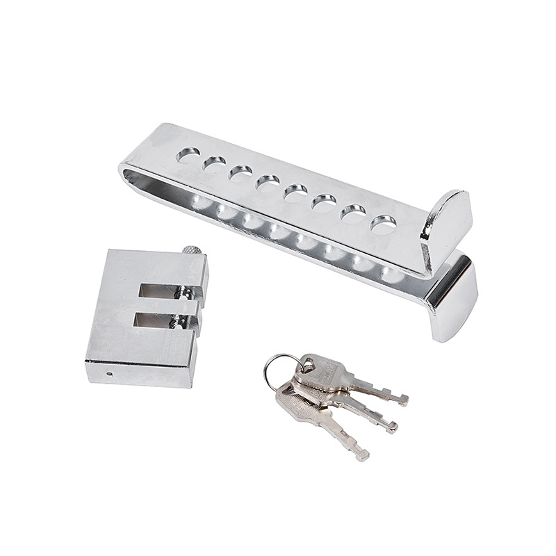 Automobile clutch lock clutch brake oil door lock multi-function steering wheel anti-theft lock adjustable telescopic U-lock