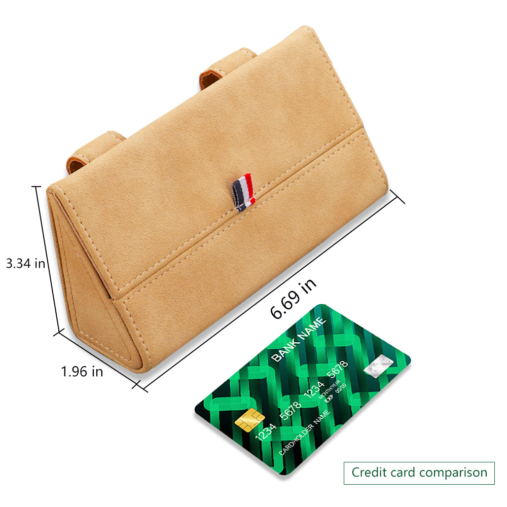 Car glasses box multifunctional car sunglasses storage bracket car glasses box sun visor clip car interior