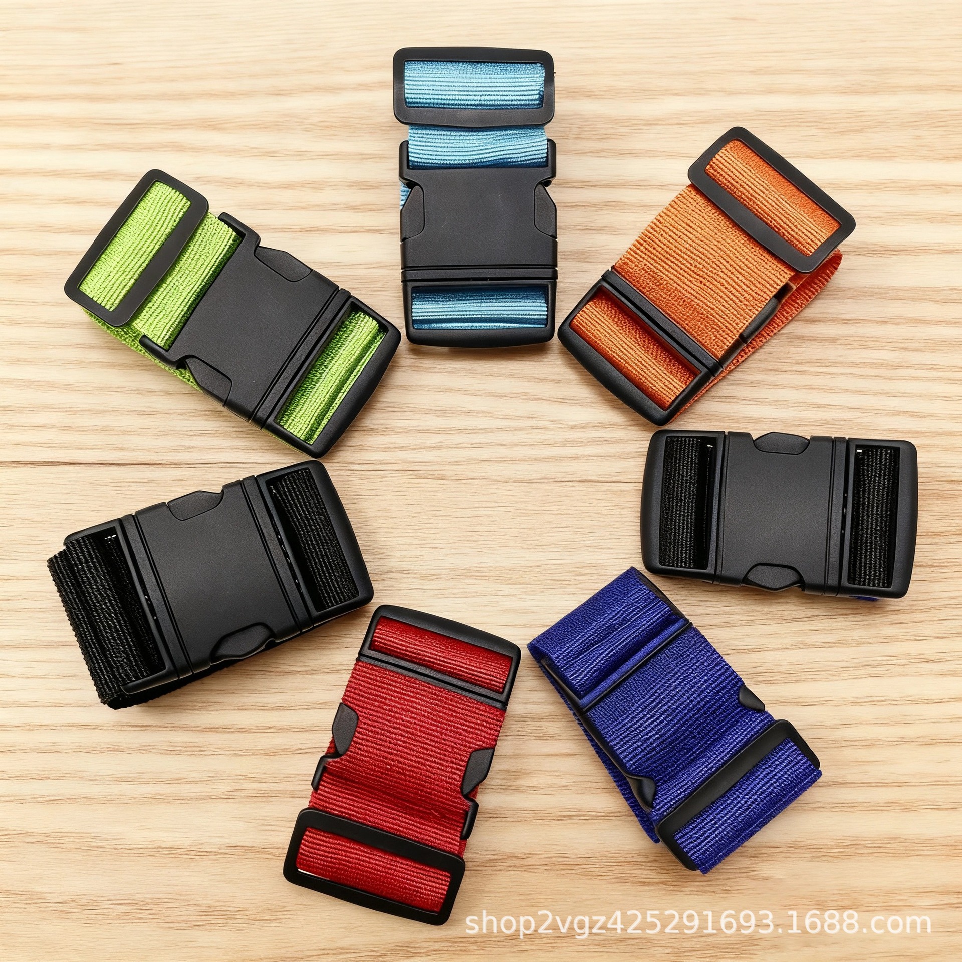 Plastic Buckle Luggage Strap for Suitcase and Travel Bag, Portable and Durable