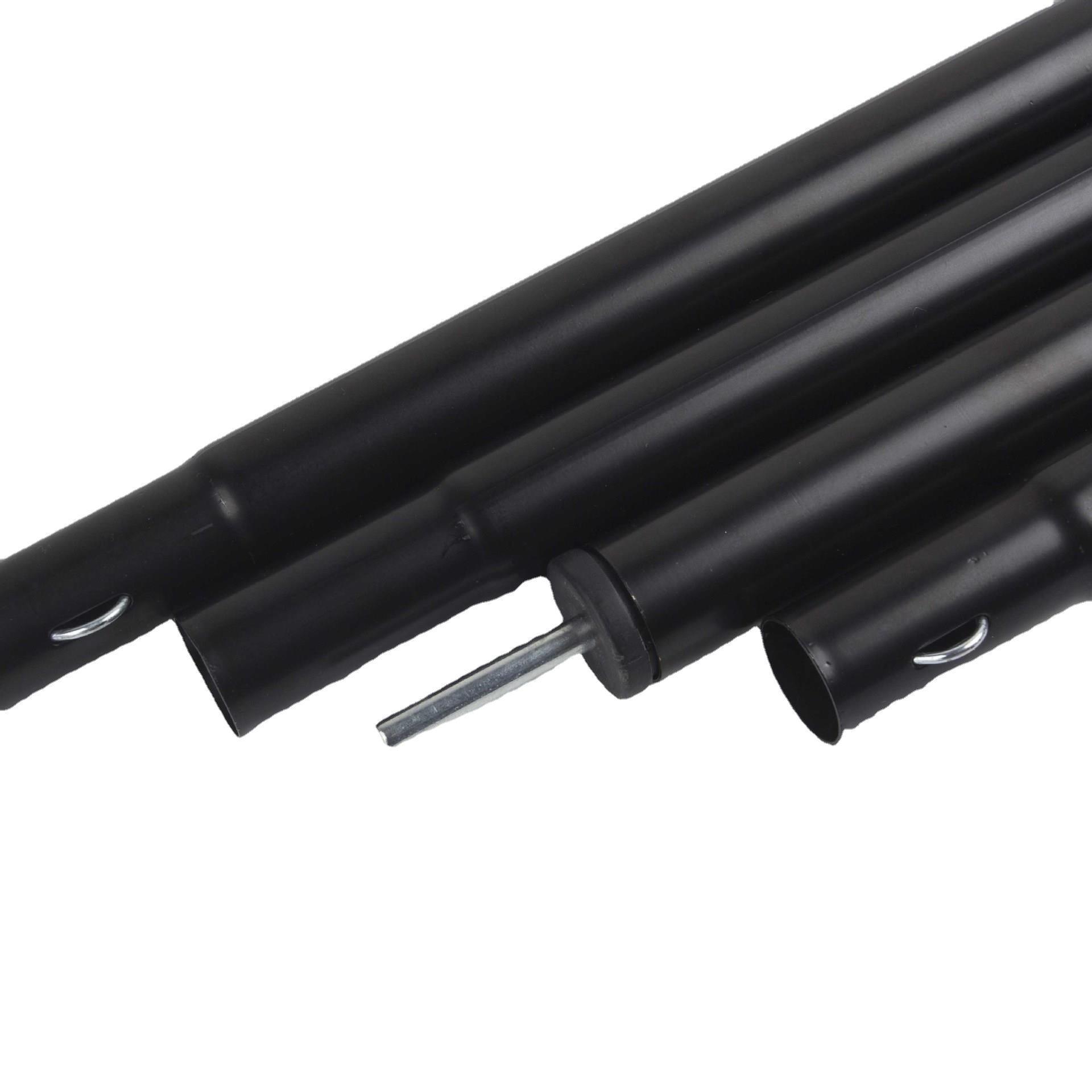 Hot selling outdoor canopy support Rod 16mm four sections 2 meters three sections 1.5m iron pipe canopy Rod segmented fixed rod