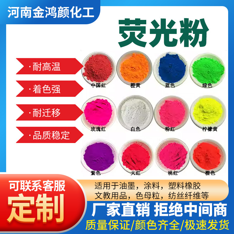 Прямые продажи с завода, флуоресцентный порошок ярко-красного цвета для покраски, УФ-обнаружение утечек, специальный для солнечного света, бесплатная доставка