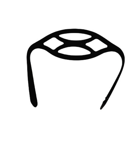 diving goggles with frog lens with silicone headband universal headband goggles headband