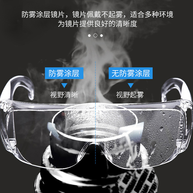 Medical goggles medical goggles protective transparent glasses foam isolation mask blinds goggles non-independent