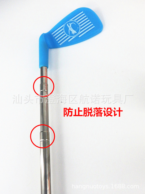 Cross-border Children's Golf Club Retractable Putter Toy Practice Set Outdoor Sports Golf Club Toy