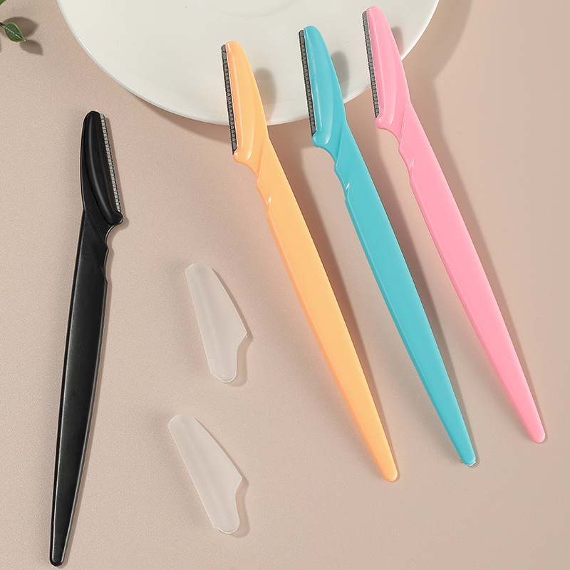 Триммер для бровей из нержавеющей стали, острое лезвие, инструмент для формирования бровей