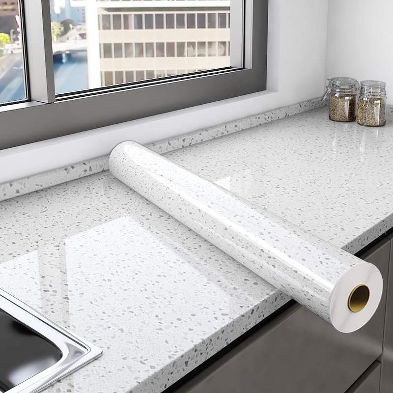 Утолщенные кухонные маслостойкие наклейки термостойкие плитки водонепроницаемые столешницы самоклеящиеся обои для плиты мраморные шкафы