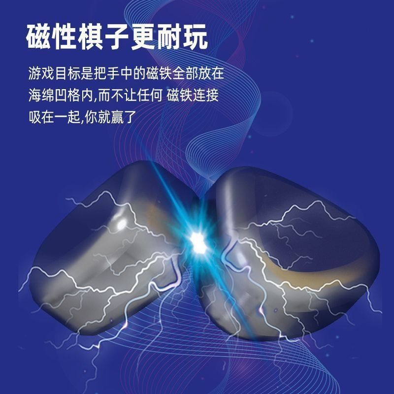 Cross-border magnetic effect on war chess stepping on thunder magnet induction puzzle interactive desktop games chess board games children's toys