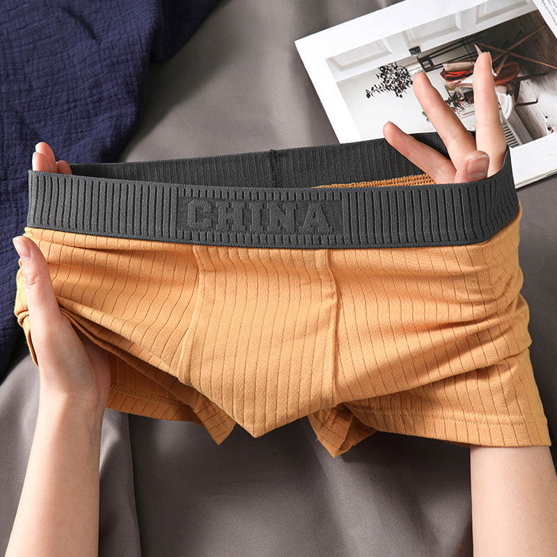 Men's shorts men's boxer shorts black summer comfortable trendy boys sports soft breathable boxer shorts