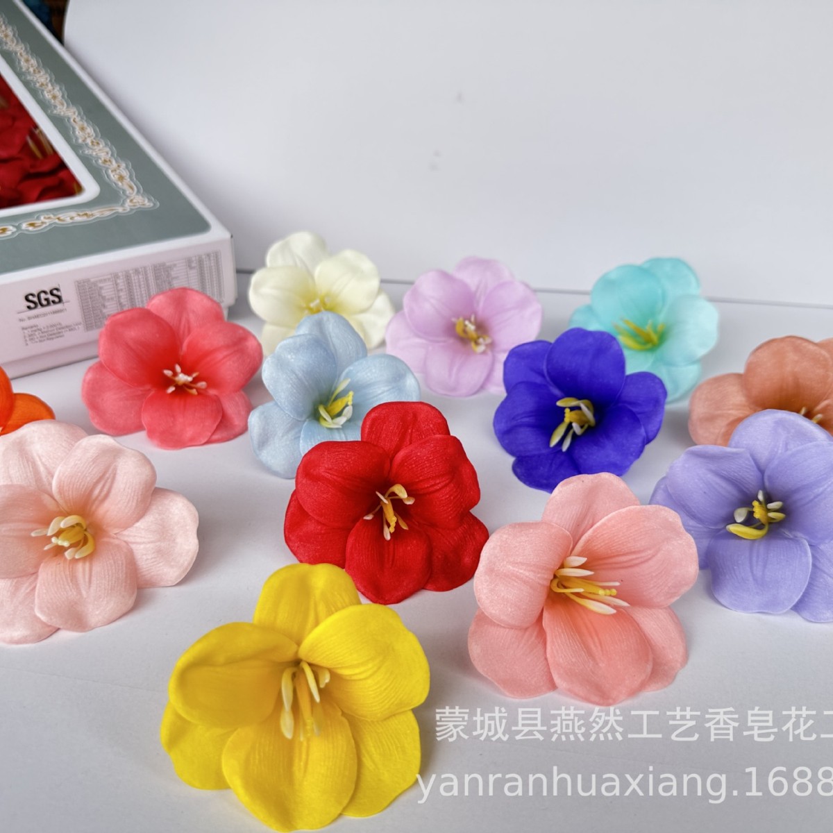 Фабрика Anhui Открытый тюльпан Лилия Мыло Цветок Маленький Цветок Открытый Тюльпан Оптовая Специализация на Качественном Мыле