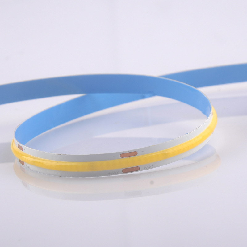 Household Led Linear Light Strip 24V Low Voltage Cob Flexible Light Strip 5mm Chip Line Light Ruishang Optoelectronics