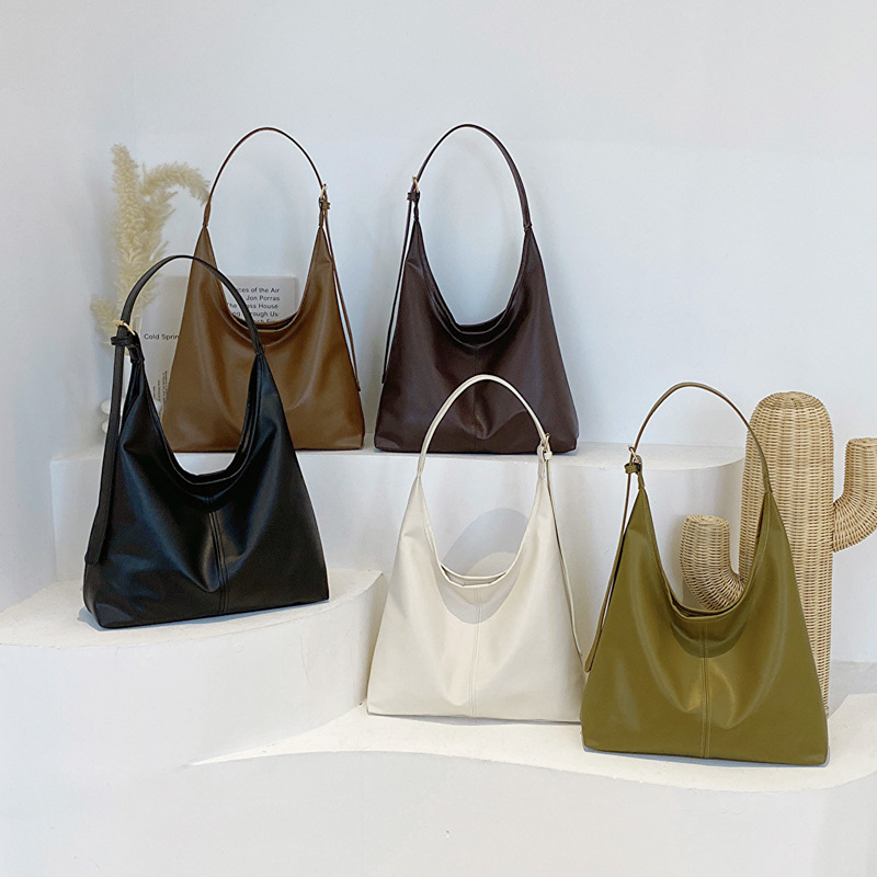 Сумка большого объема для женщин осенью 2025, новая модная сумка через плечо, простая, для поездок