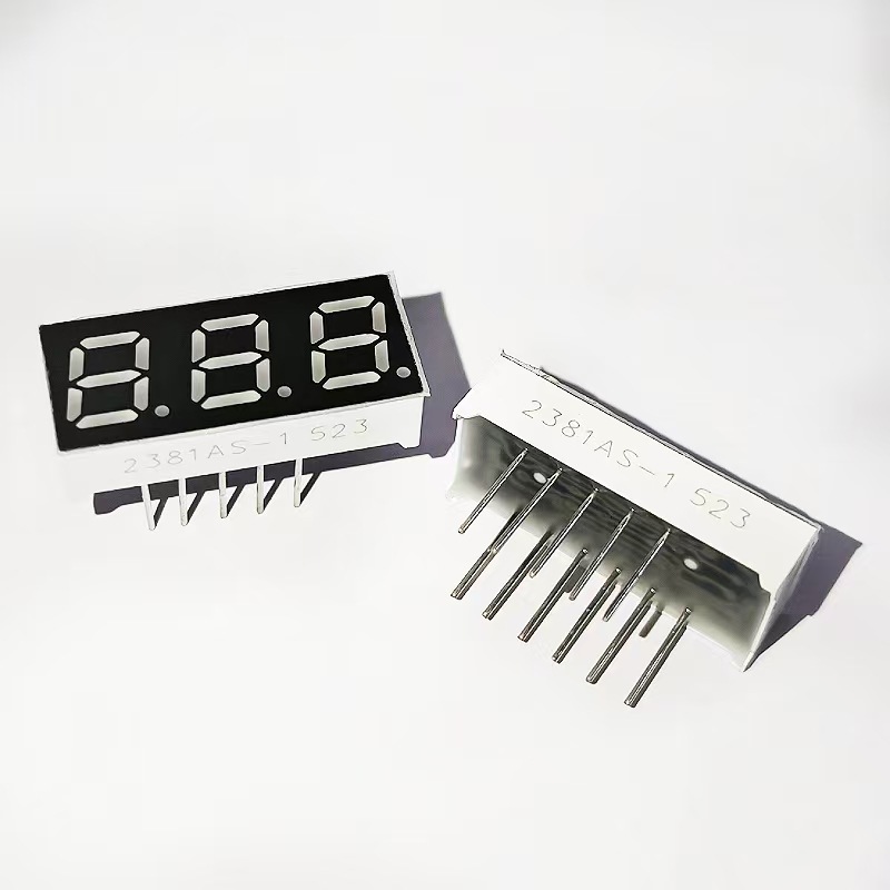 Factory direct supply 0.28 inch 3-digit LED digital tube 2381AS total Yin 2381BS total Yang bright red