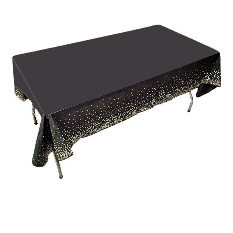 Cross-border Amazon Dot Party Tablecloth PEVA Waterproof Oil-proof Disposable Party Tablecloth Foreign Trade Party Tablecloth
