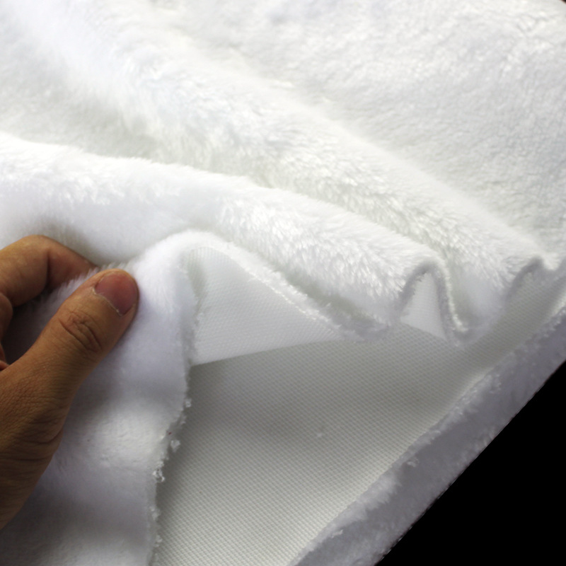 White black plush fabric jewelry cabinet tablecloth display pad jewelry pad mobile phone counter pad background cloth blanket