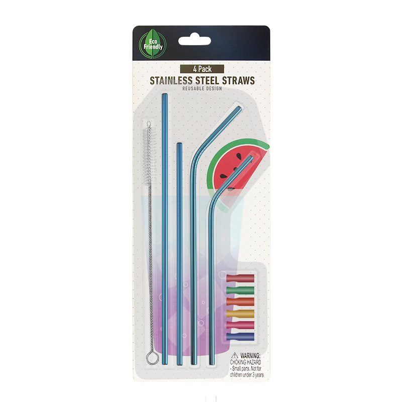 40oz with stainless steel straw drink milk tea color cup titanium plated Amazon 304 straw suit