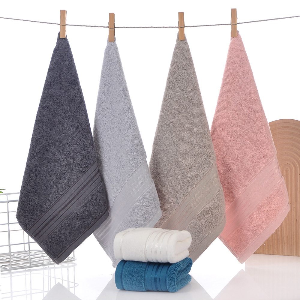 Cross-Border Towel, Cotton Towel Set, Square Towel, Bath Towel, Three-Piece Set, Household Thickened Bath and Face Wash Cotton Towel