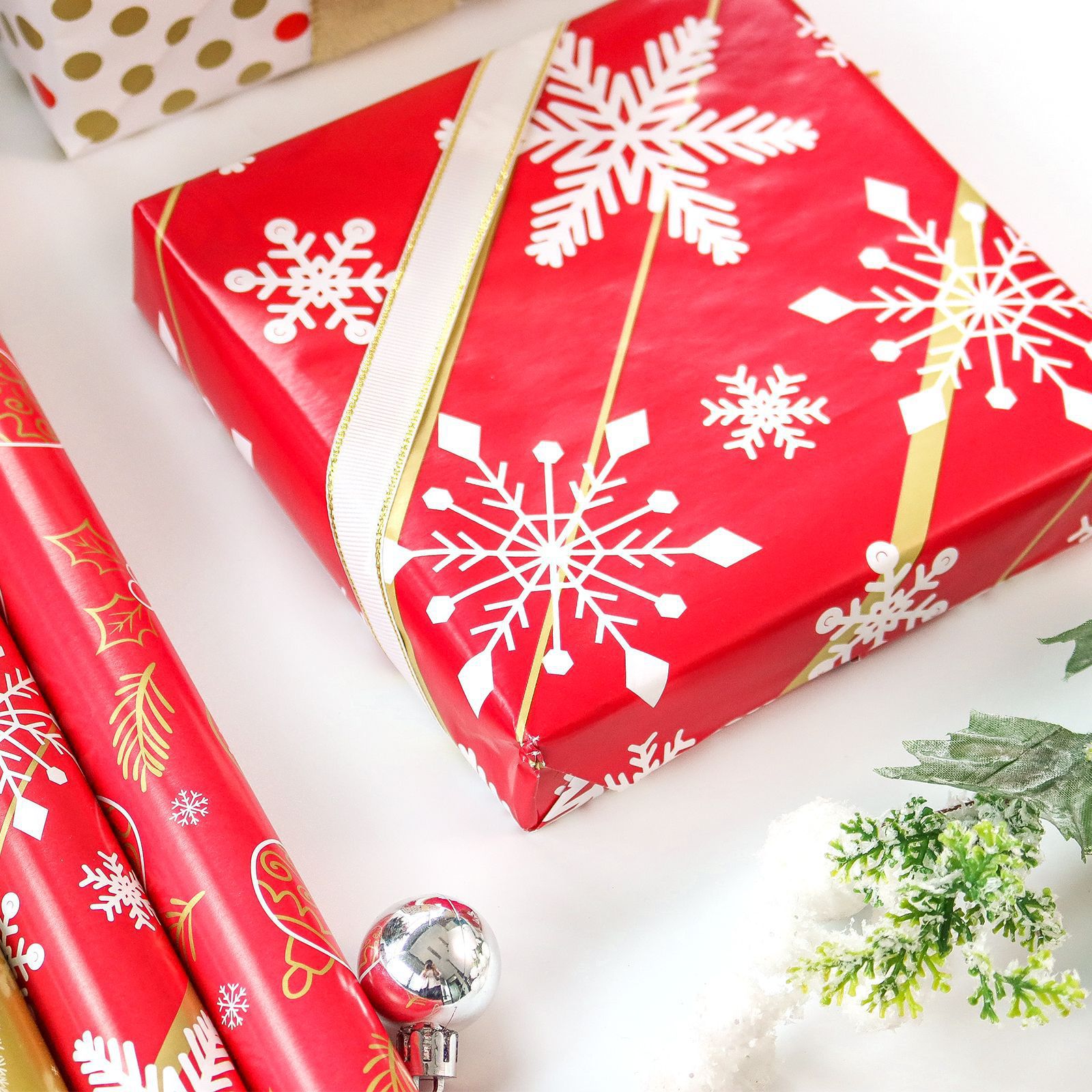 New Christmas Gift Wrapping Paper Large Size Double-Sided Printing 80g Cross-Border Dropshipping Copperplate Gift Wrapping Paper