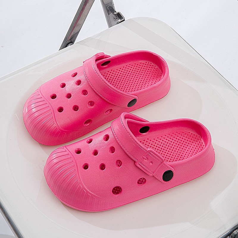 Новые сабо для пар из Эва с мягкой подошвой, нескользящие полые сандалии, садовая обувь, повседневные сабо для пляжа