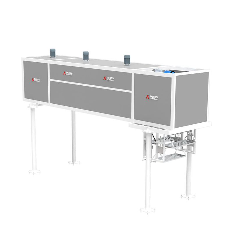 Шэнда Технология Гуандун, медленная машина для охлаждения и формовки длиной 6 м с использованием подвесной корзины, прямая продажа от производителя
