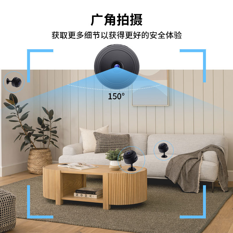 A9 Popular Wireless Smart Hd Camera Wifi Remote Monitor Wifi Camera Network Camera