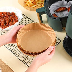 Manufacturer Wholesale Air Fryer Special Paper High Temperature Resistant Household Baking Fries Barbecue Oil-Absorbing Paper Silicone Paper