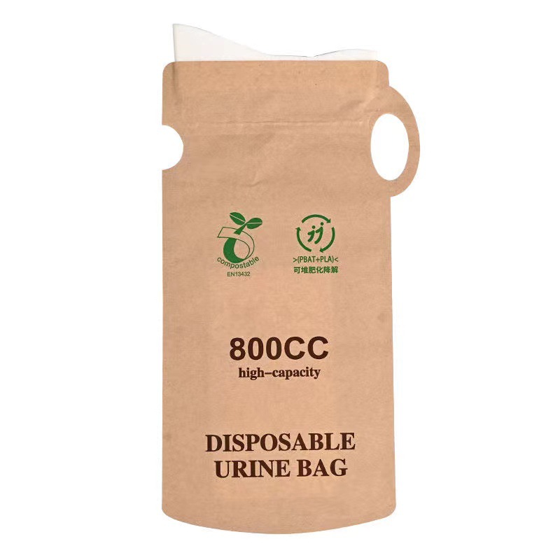 Место разлагаемый одноразовый аварийный мочевой мешок 800CC большая емкость автомобильный мочевой артефакт дезодорант рвотный мешок