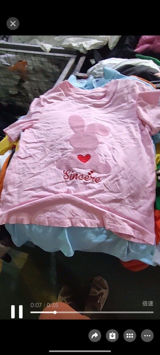 Used Clothing Export Africa South-Asian,Lady t Shirt,Fashion