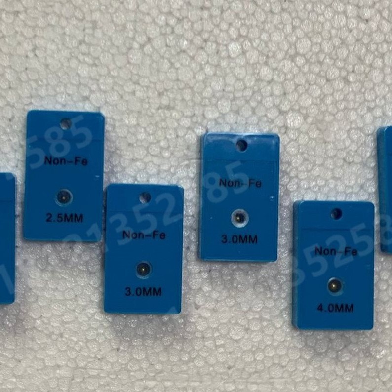Metal Detector Standard Test Block Needle Detector Module Needle Detector Calibration Card Block Food Machine Metal Detection Detection Block