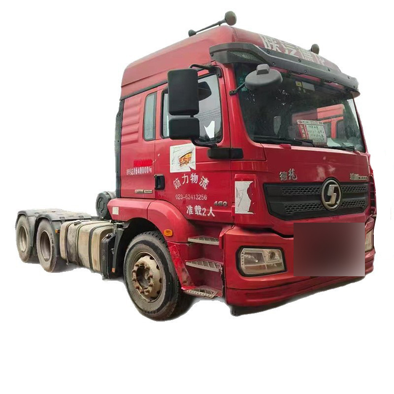 Foreign Trade Shaanxi Automobile Delong M3000 Tractor Head National V Weichai 460 Horsepower Tires 90% New Semi-Trailer Tractor