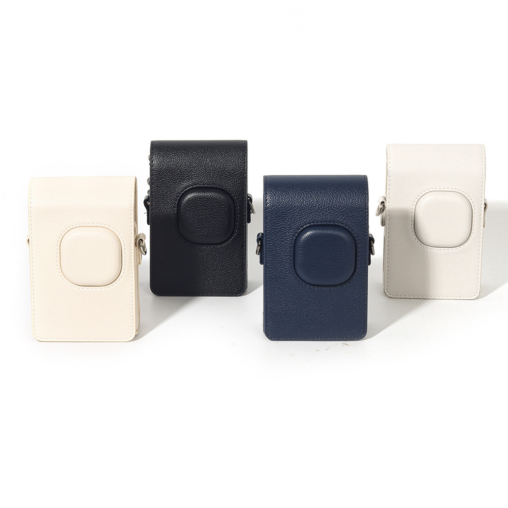 Suitable for Polaroid Mini Liplay+ Camera Bag Protective Cover Pu Leather Shoulder Retro Camera Cosmetics Bag New Style