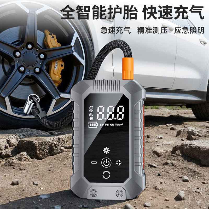 Портативный автомобильный электрический беспроводной насос для измерения давления в шинах
