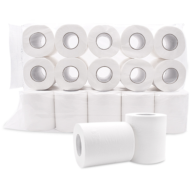 Commercial roll Paper 4 layers 80g hotel roll paper toilet paper hollow toilet paper household roll paper wholesale toilet paper