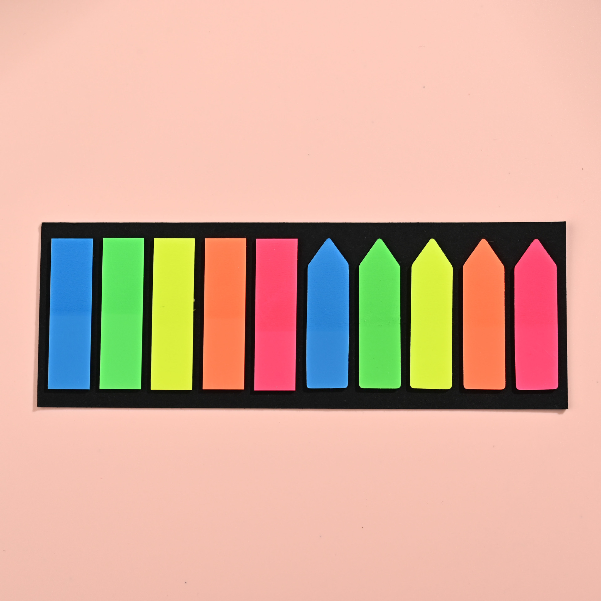 PET Fluorescent Post-it Notes N times Student Creative Instruction Markers Memo Notes Color Index Stickers Wholesale