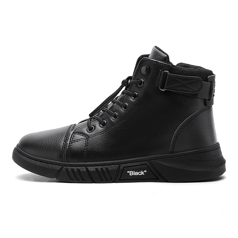 Autumn Men's Shoes High-Top Martin Boots Men's Labor Protection British Boots Men's Work Casual Shoes High-Top Work Boots