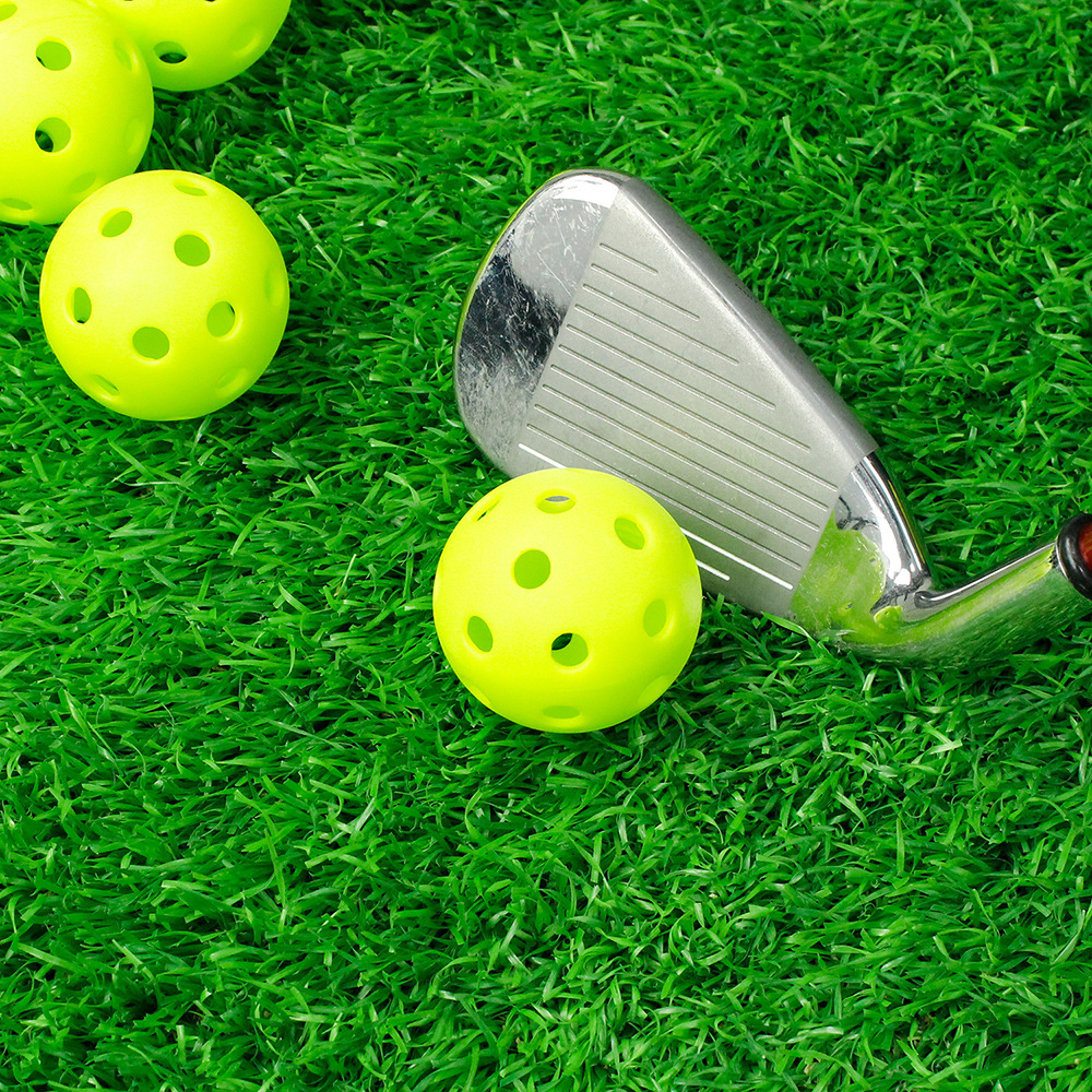 42mm Golf Indoor Practice Ball 26 Holes Eva Injection Molded Hole Ball Super Soft Kidsren's Pet Buoy Toy Ball