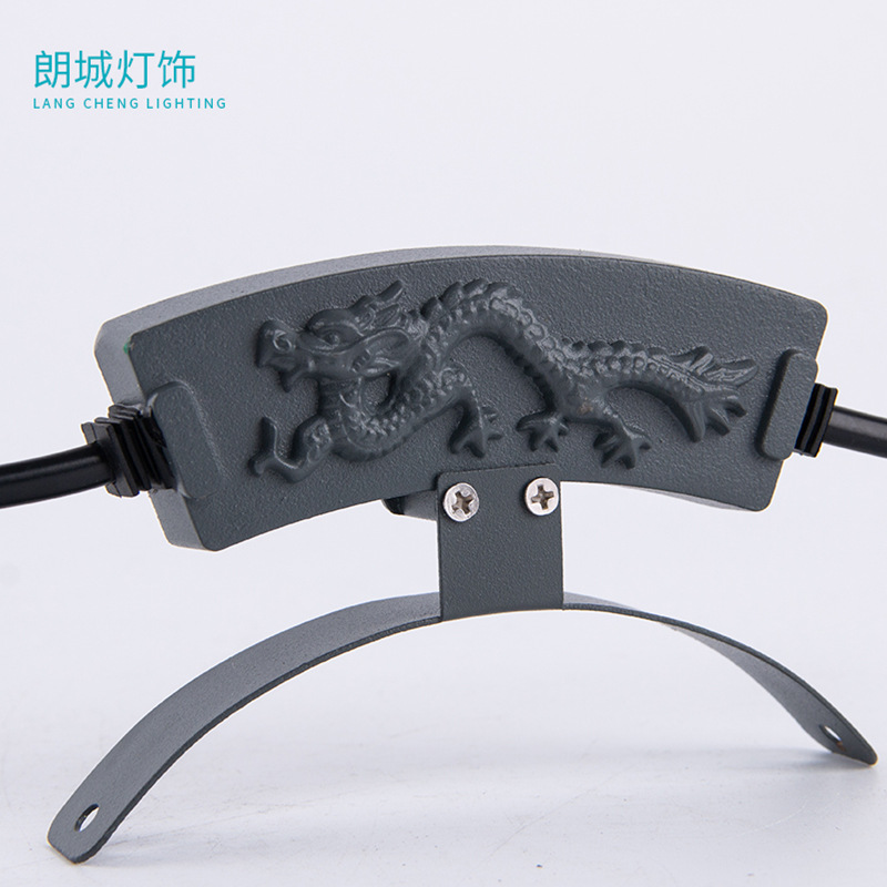 Led Floodlight Corrugated Tile Light Waterproof Tile Light Spotlight 3W Temple Pavilion Roof Ancient Building Tile Light Illumination