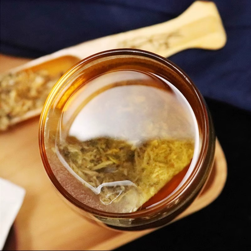 Ginkgo Leaf Tea Tube Serum Scavenger to Clear络, Herbal Corn Silk and Mulberry Leaf Tea Bag for Middle-Aged and Elderly People