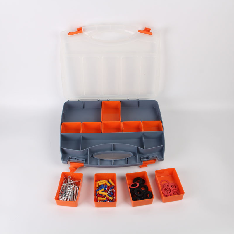 Thickened Building Block Divider Screw Portable Storage Box Combination Double-Sided Electronic Component Plastic