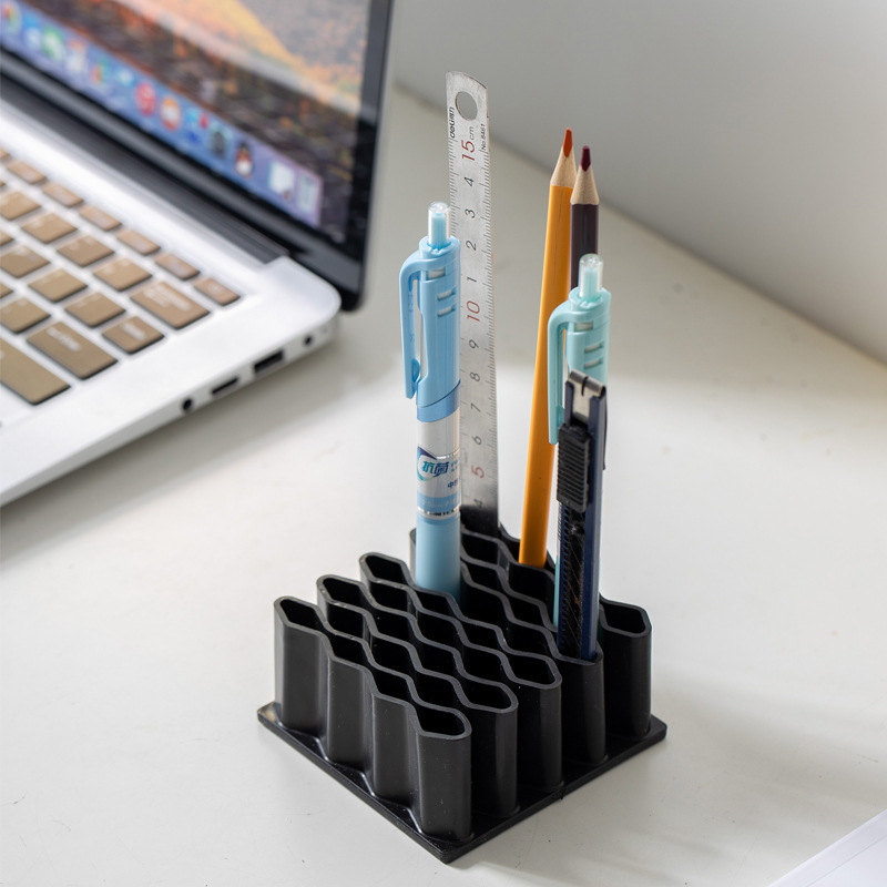 Стеллаж для офисных принадлежностей, подставка для гелевых ручек, органайзер для рабочего стола